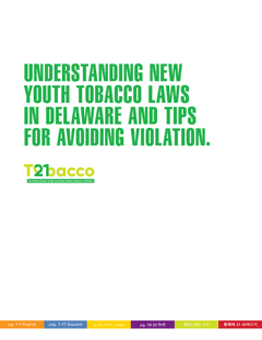 Delaware Youth Tobacco Laws Informational