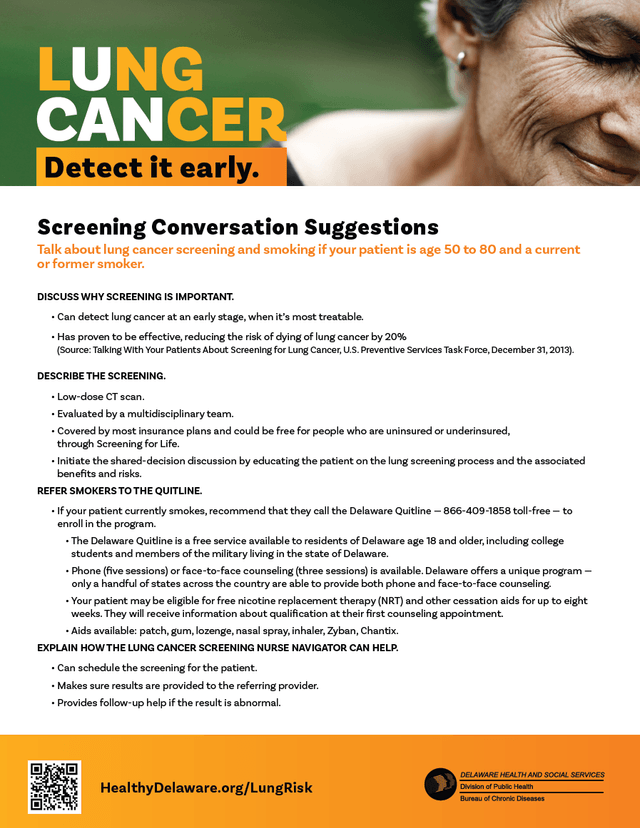 Lung Cancer Screening Conversation